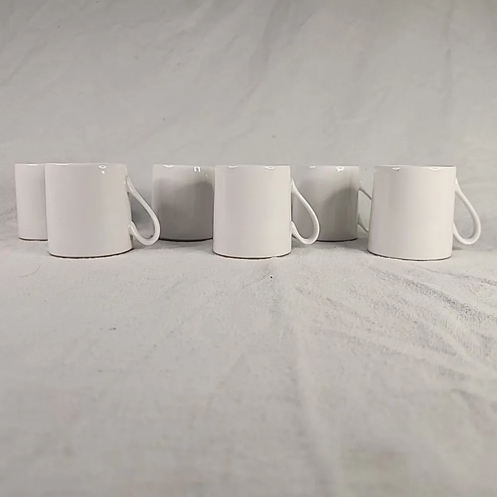 Cup & Saucer Royal Hartford Renault Argentina Bone China Set Of 6 Demitasse VTG